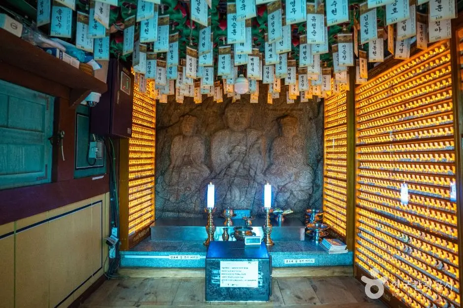 안양_삼막사 마애삼존불 (2)