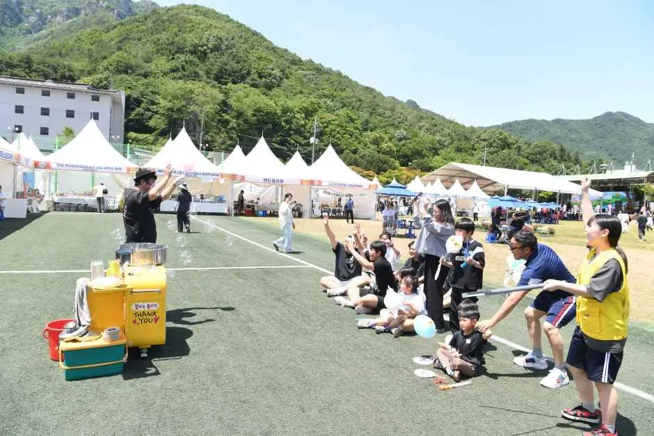 완주 대둔산 축제 현장