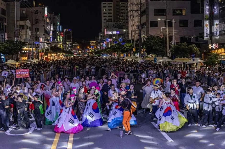 통영한산대첩축제 현장
