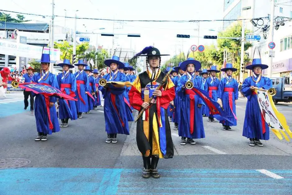 통영한산대첩축제 현장