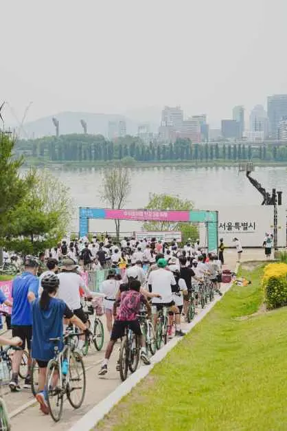 제3회 쉬엄쉬엄 한강 3종 축제 현장