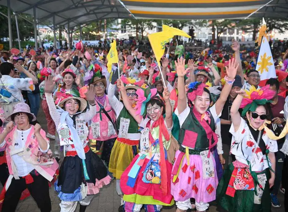 음성품바축제 현장