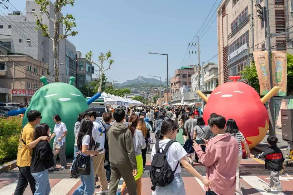 성북세계음식축제 누리마실 현장