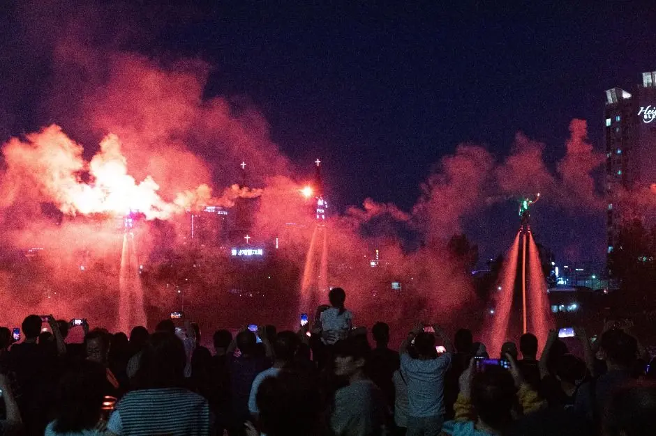 울산태화강마두희축제 현장