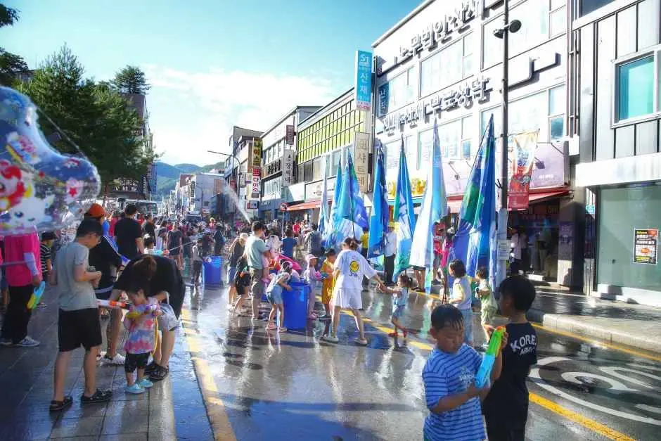 한강·낙동강 발원지 축제 현장