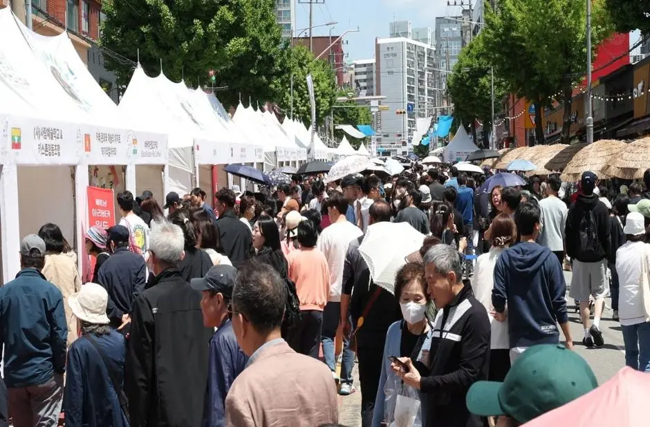경춘선 공릉숲길 커피축제 현장