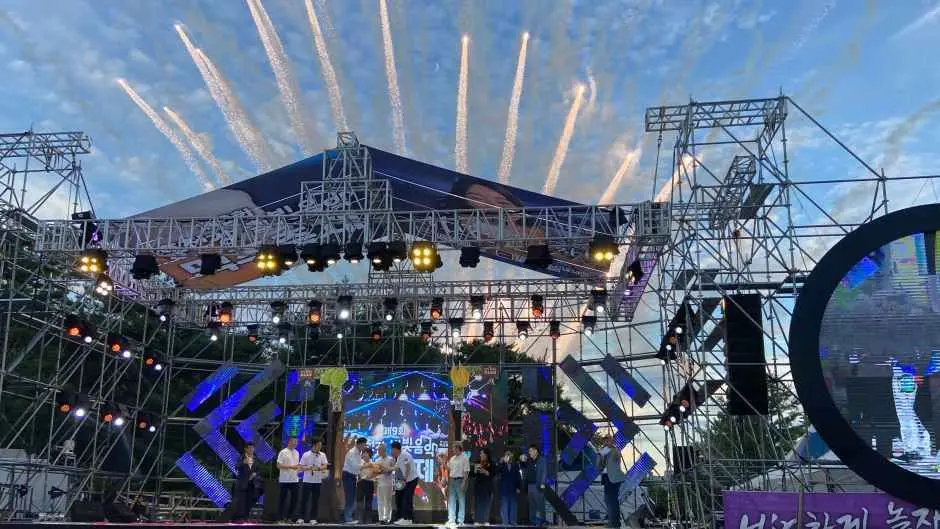 홍천강 별빛음악 맥주축제 현장