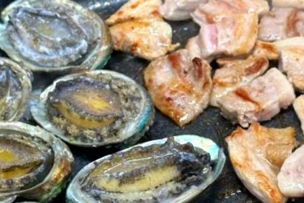 동네한바퀴 진도 전복 요리 한상 전복삼겹살 식당 위치 7