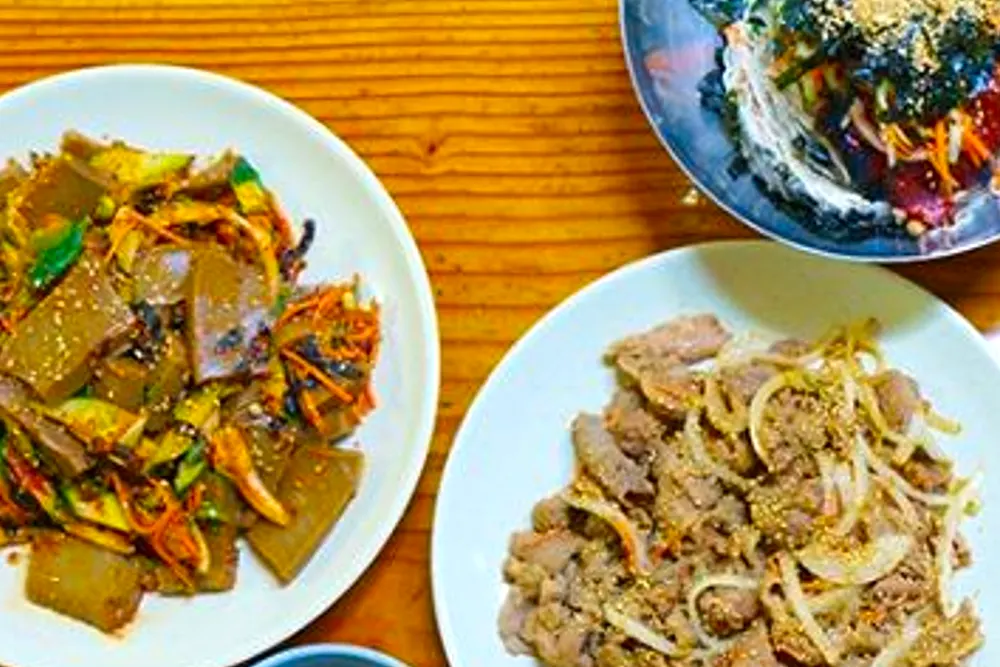 극한직업 홍천 열무 메밀 막국수 노포 할매식당 감자전 3