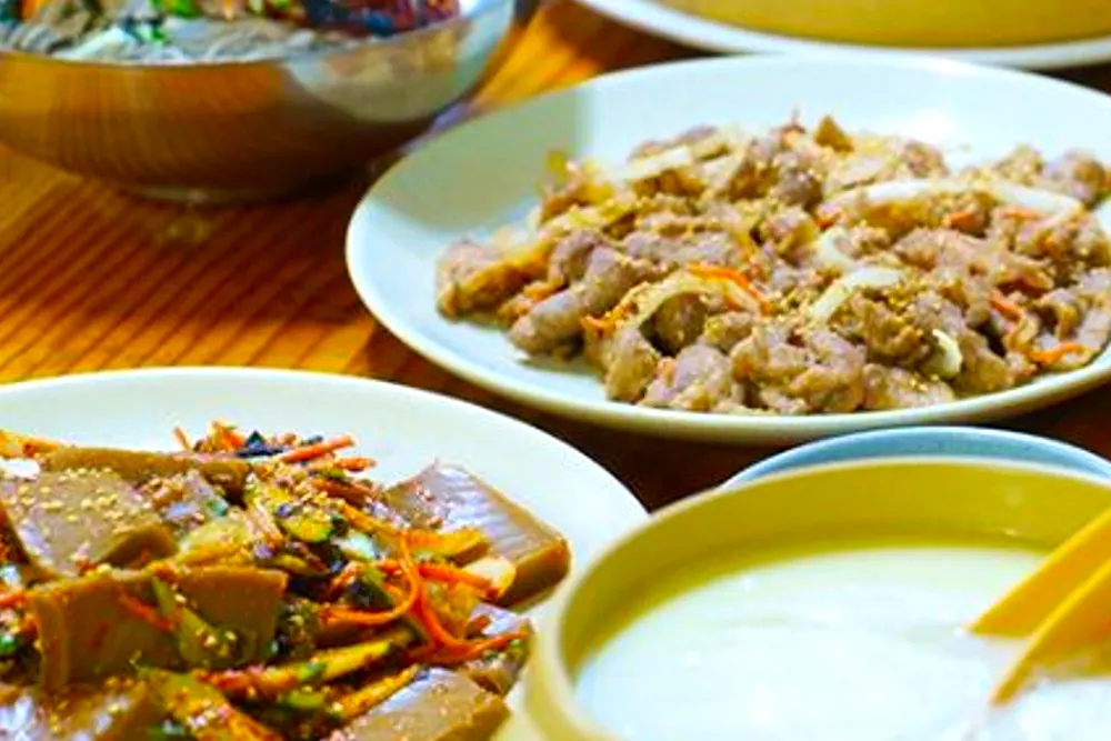 극한직업 홍천 열무 메밀 막국수 노포 할매식당 감자전 4