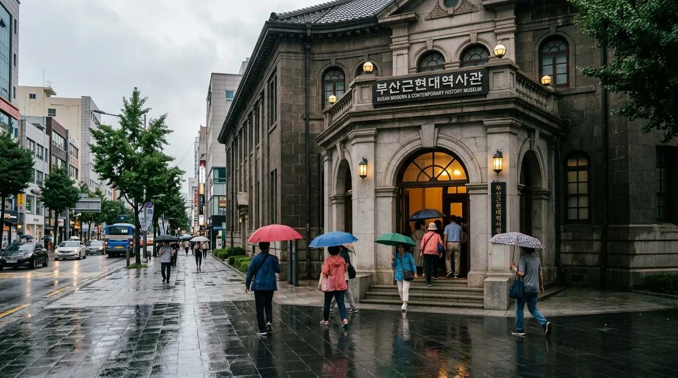 부산근현대역사관 여름 풍경