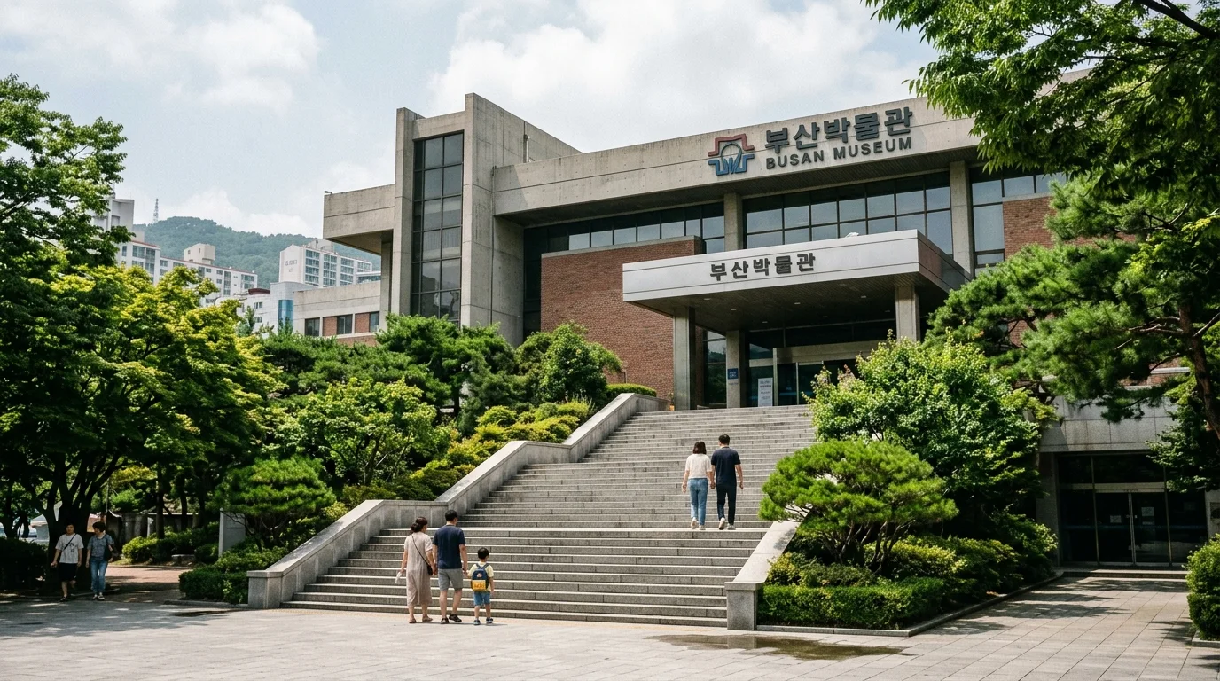 부산박물관 여름 풍경