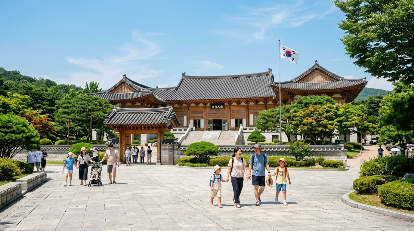 국립광주박물관 여름 풍경