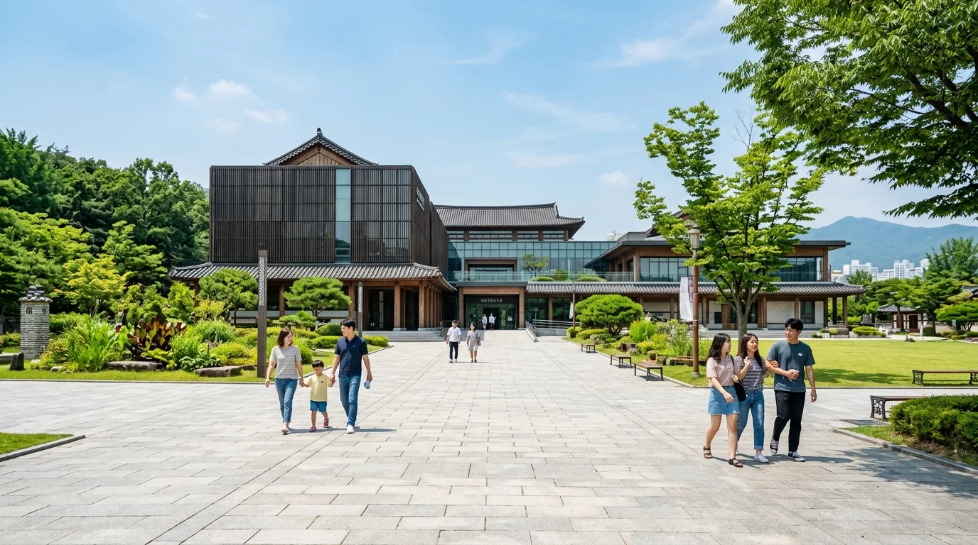 국립무형유산원 여름 풍경