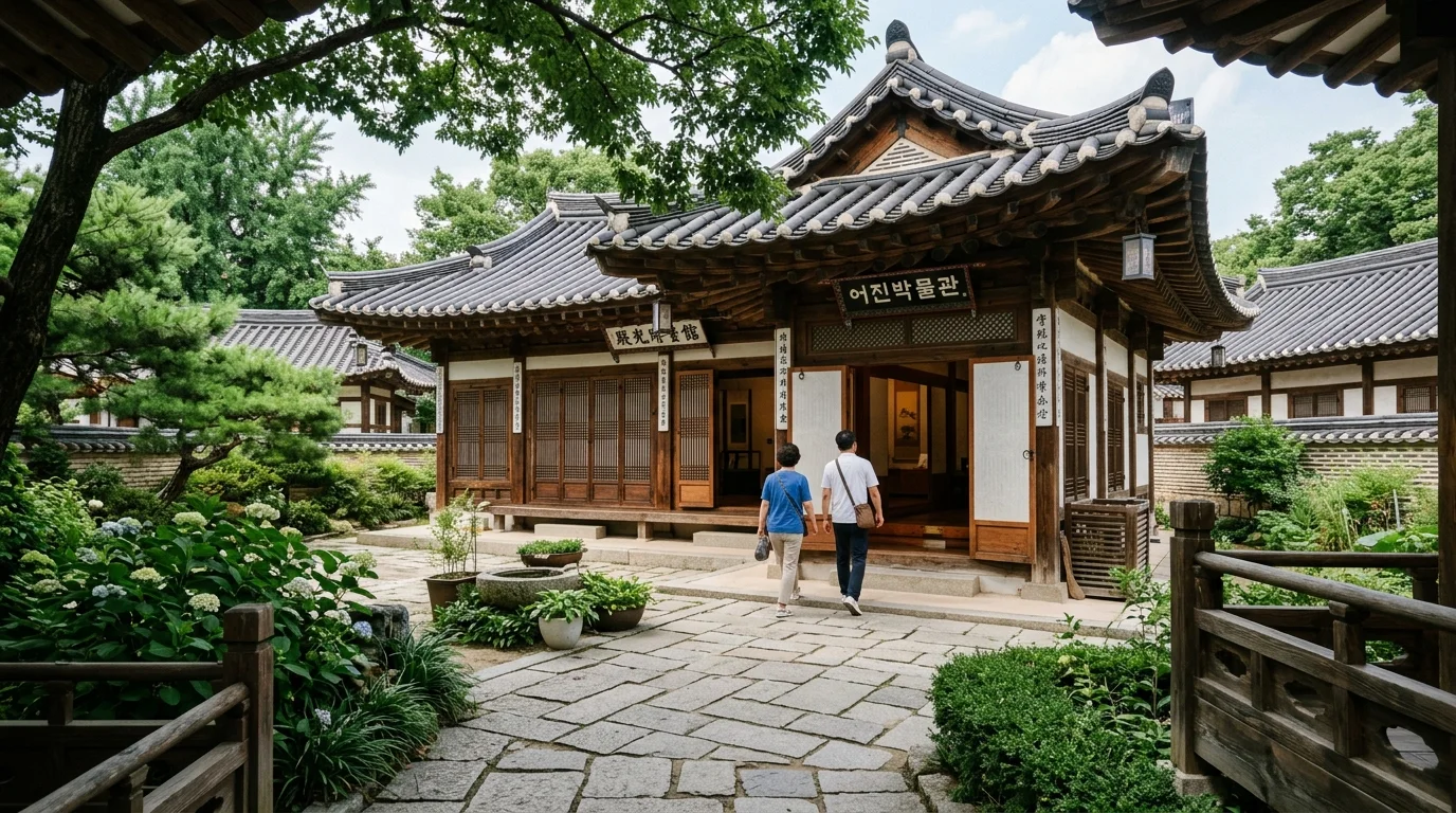 어진박물관 여름 풍경