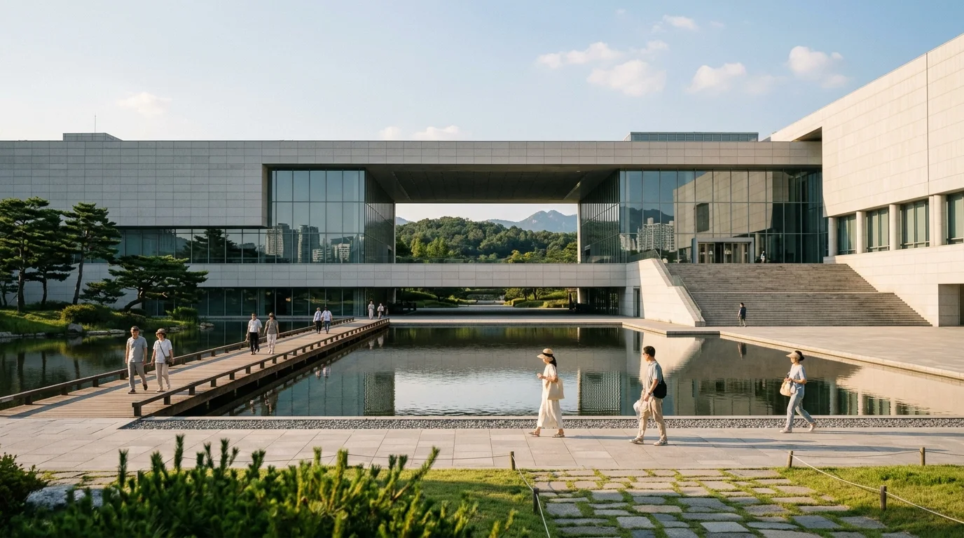 국립중앙박물관 여름 풍경