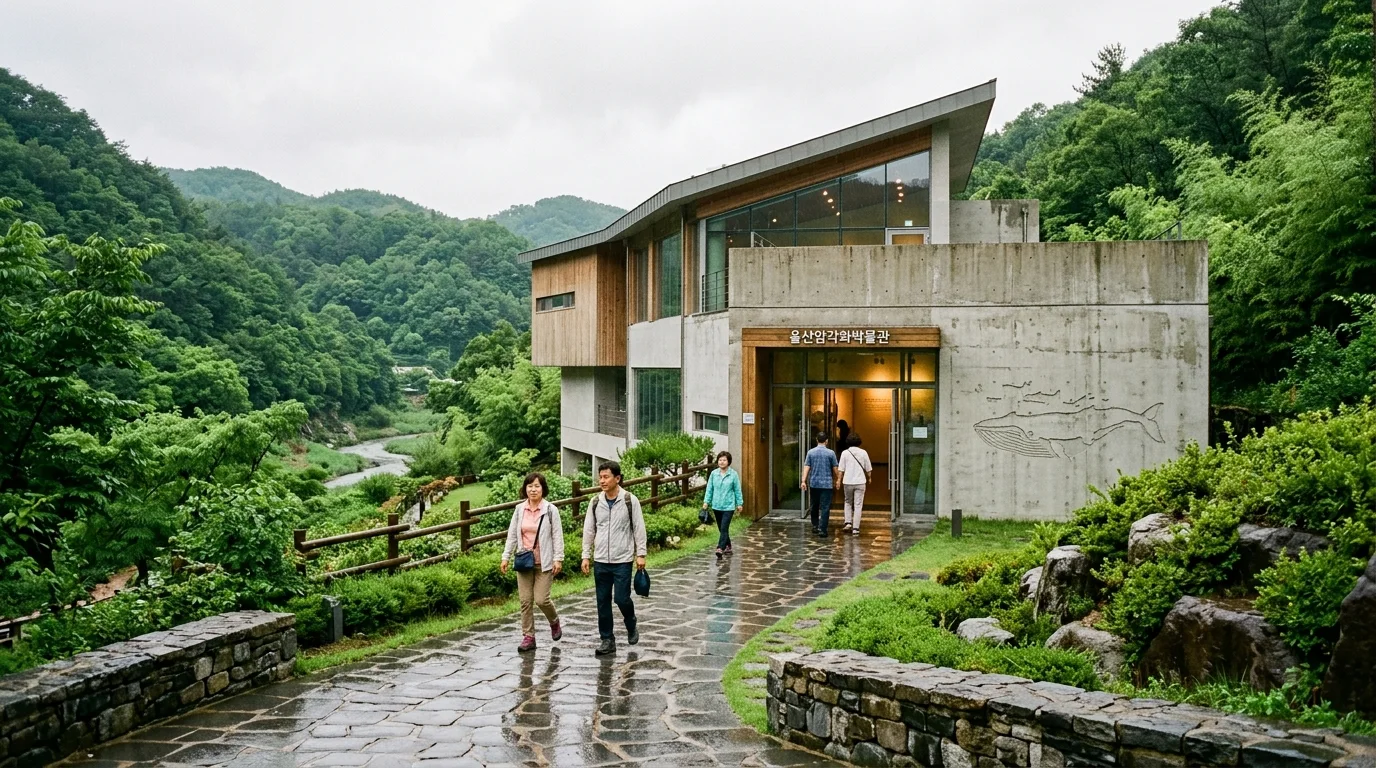 울산암각화박물관 여름 풍경