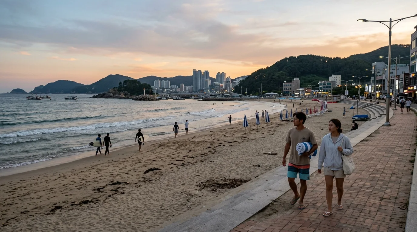 동부산 연계 동선 여름 풍경