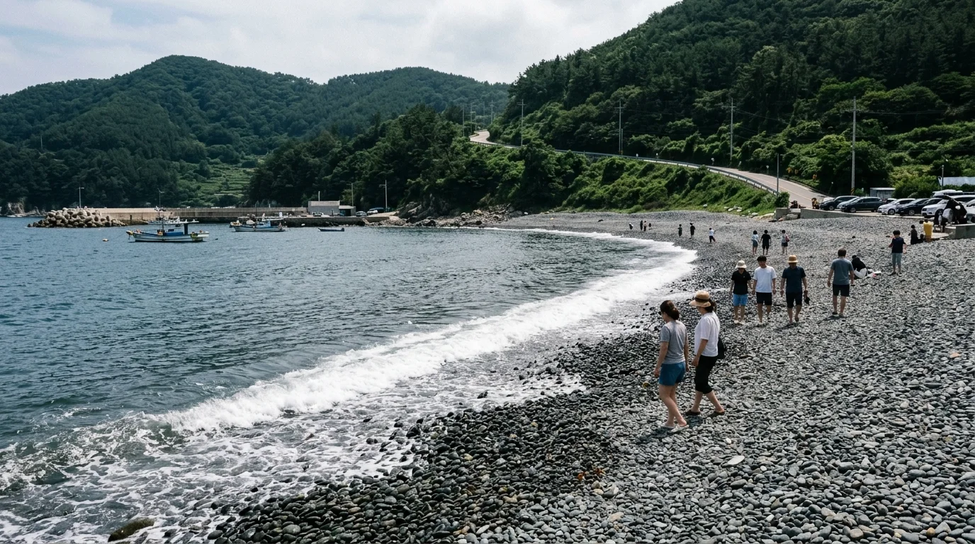 거제 남부 해안 드라이브 여름 풍경