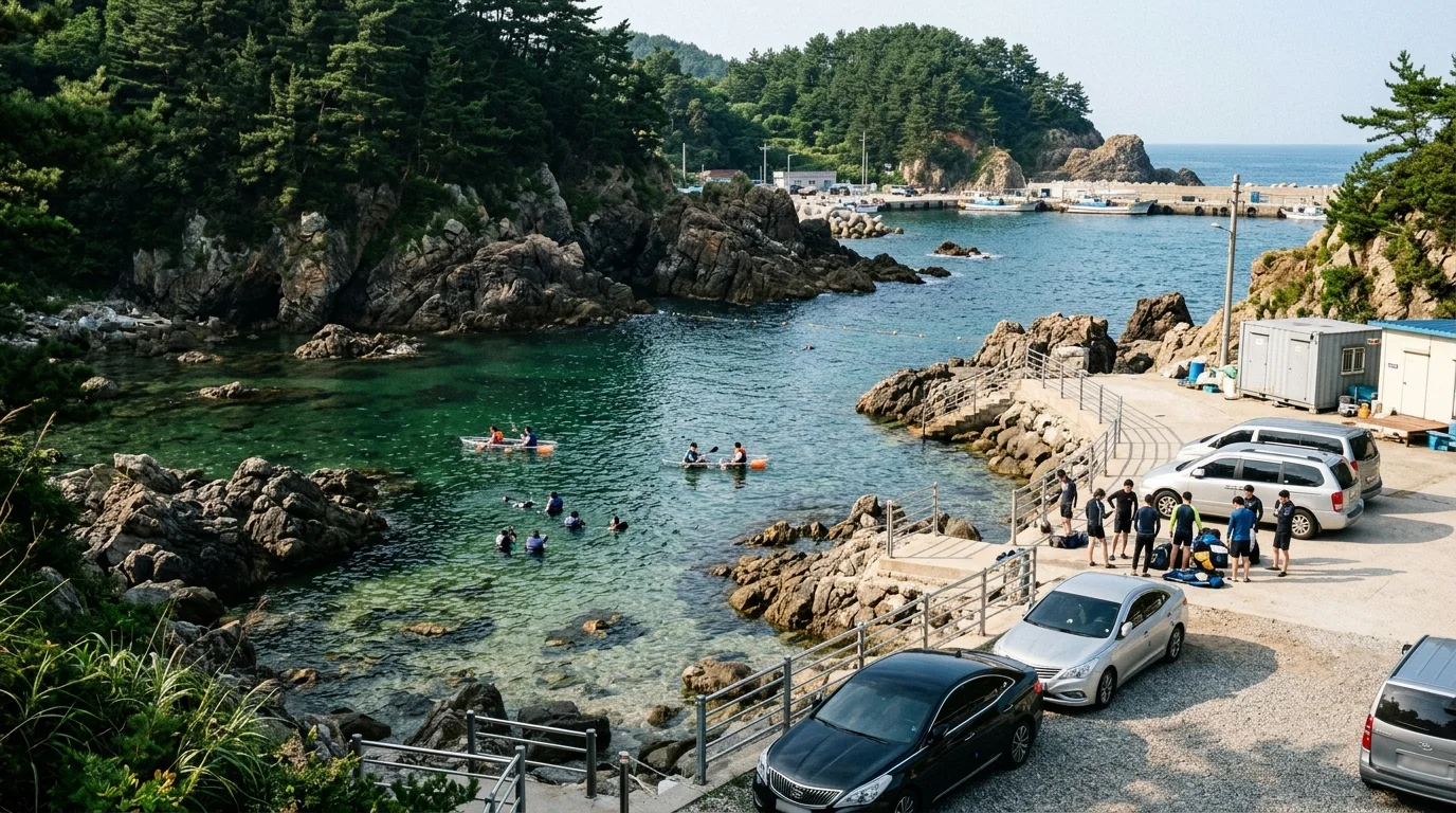 오후 정리와 귀가 여름 풍경