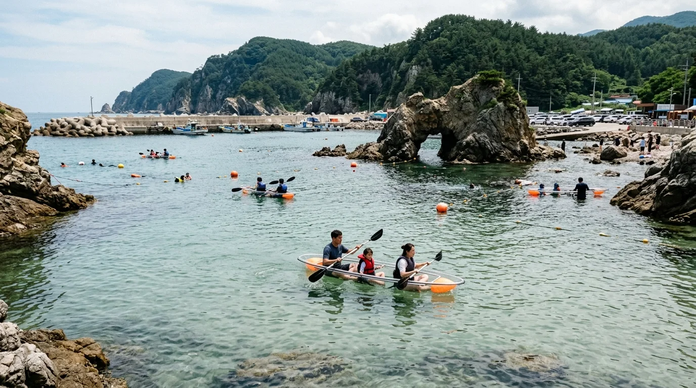 삼척 장호항 스노클링·투명카누, 주차와 안전 확인 포인트 장면 2