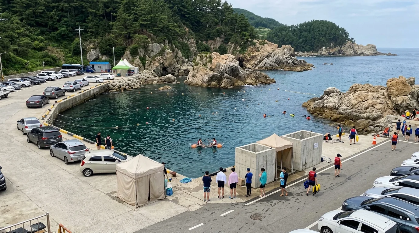 삼척 장호항 스노클링·투명카누, 주차와 안전 확인 포인트 장면 3
