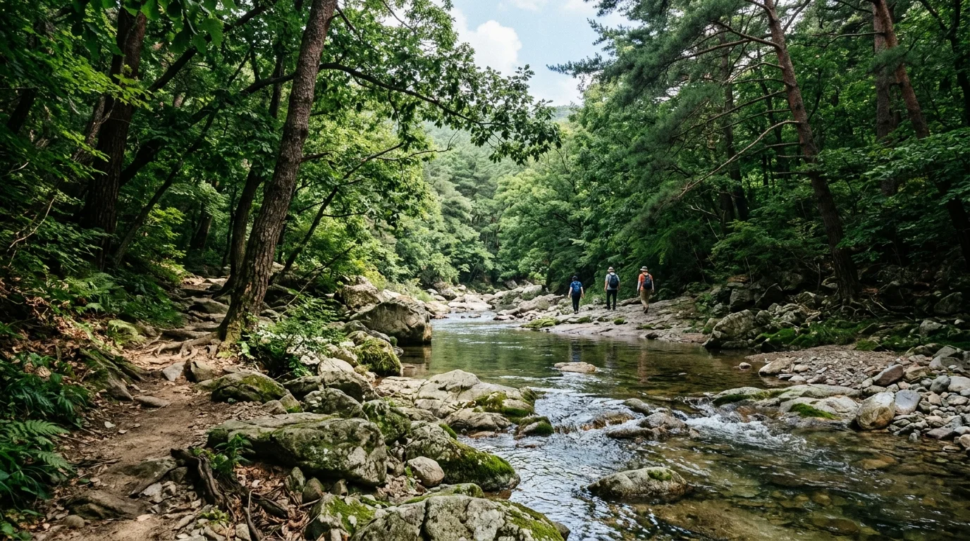 울진 산림·해안 연계 여름 풍경
