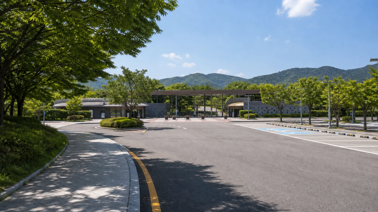 순천만국가정원 입구와 여름 주차 접근 동선