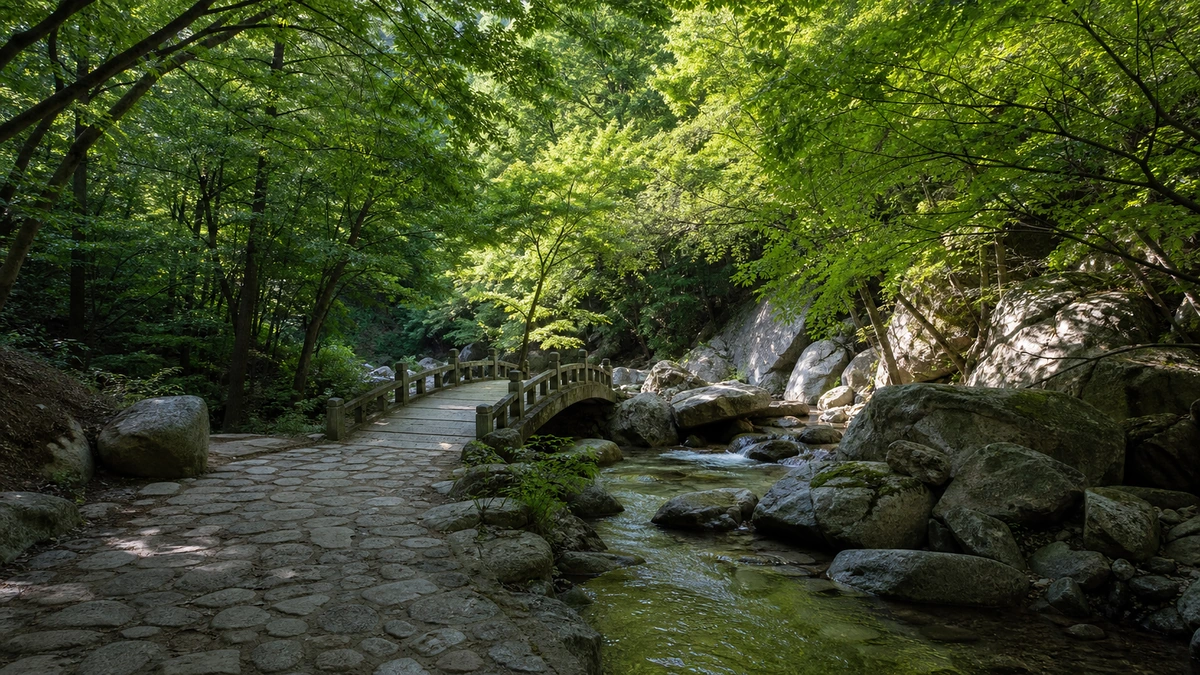 천마산 복합전망대 주변 바다 조망