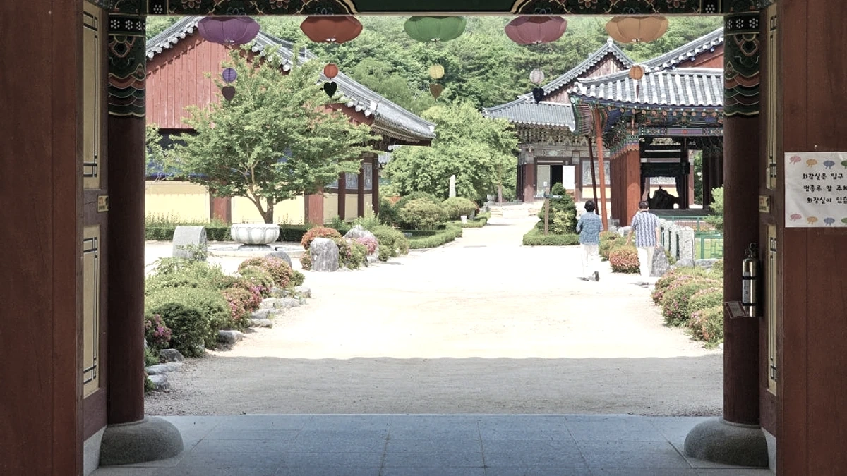 청도 운문사 문화유산 건축 전경