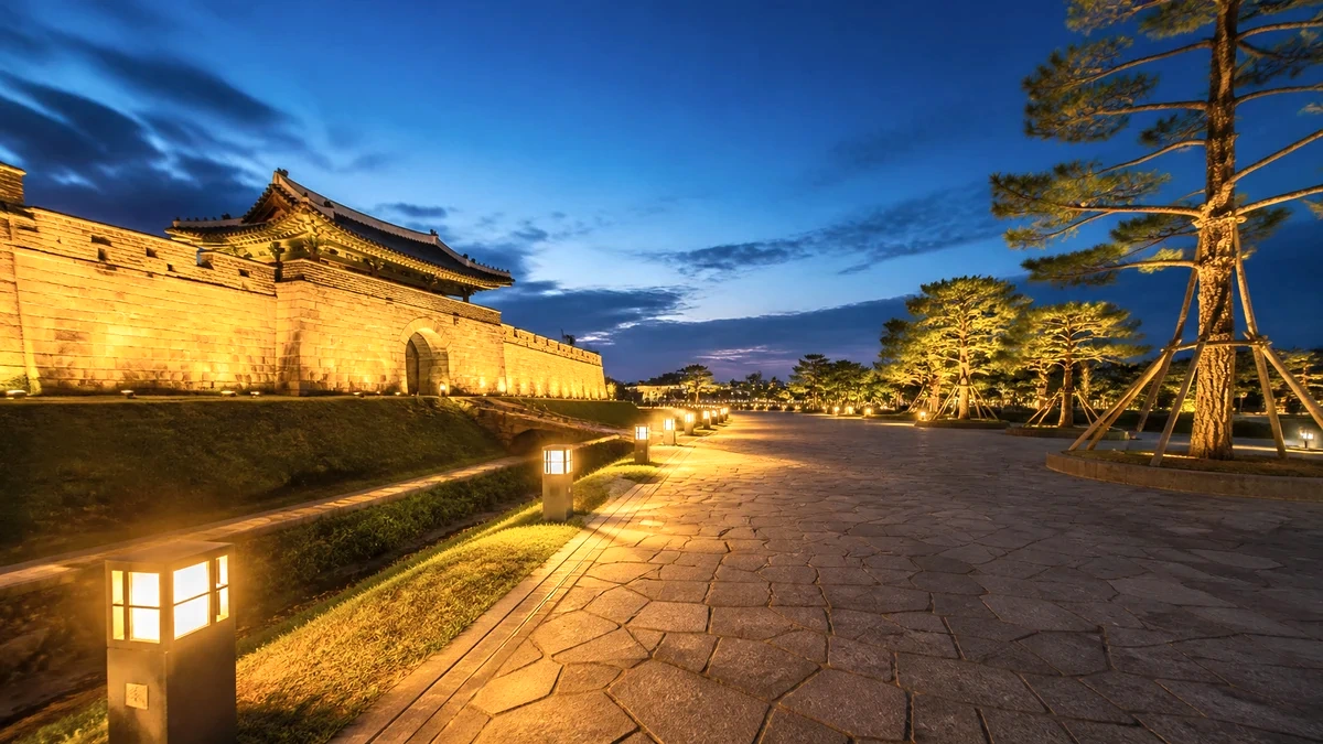 충남 백제권 야경