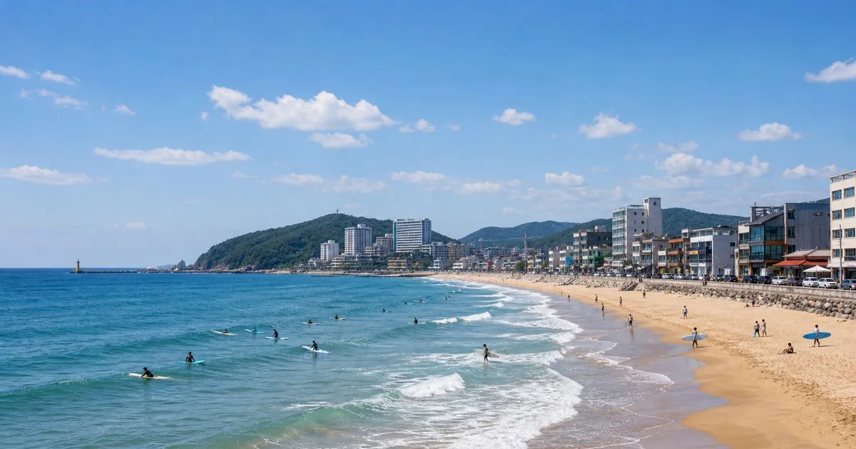 7월 부산 송정해수욕장, 서핑 입문과 카페 동선 추천