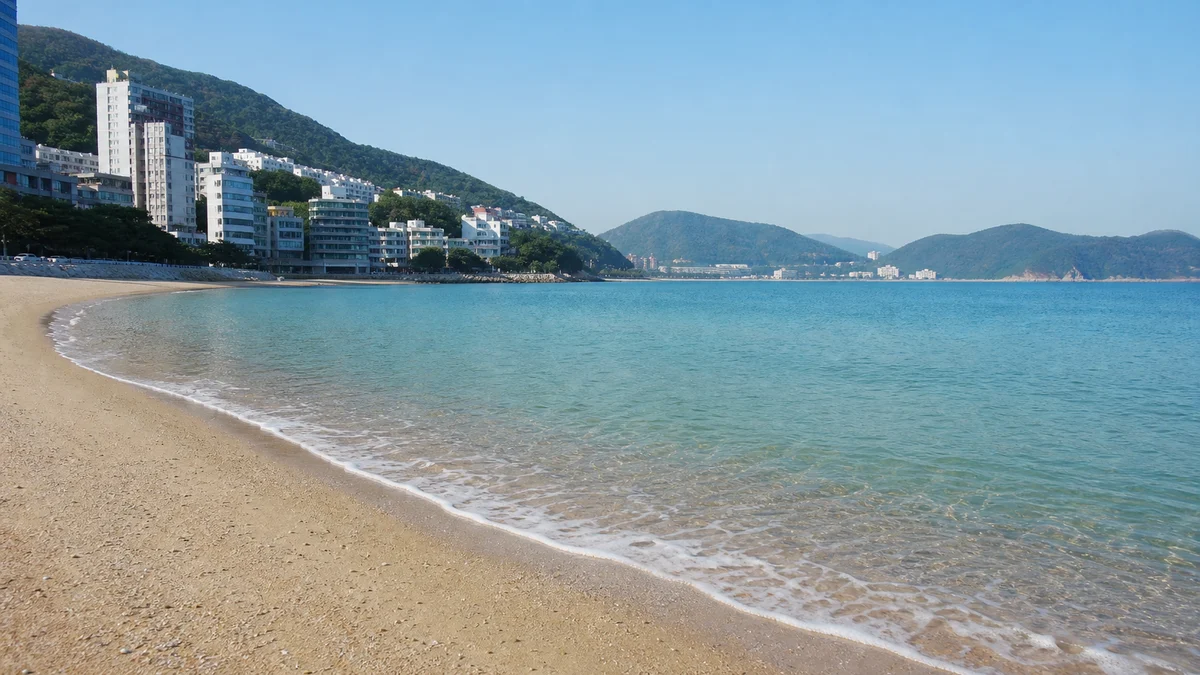 송도해수욕장에서 암남공원으로 이어지는 해안도로와 보행 데크, 소나무 절벽이 보이는 접근 동선