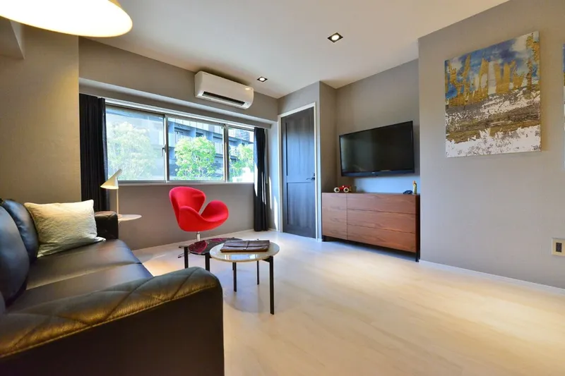 롯폰기 중심부의 이상적인 2베드룸 아파트 호텔 사진