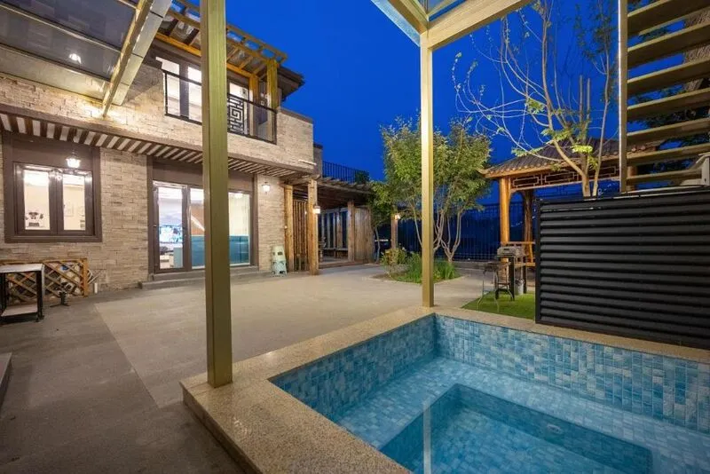 베이징 선문 럭셔리 온천 리조트 빌라 - 구베이수이전 근처 앤 더 그레이트월 호텔 사진