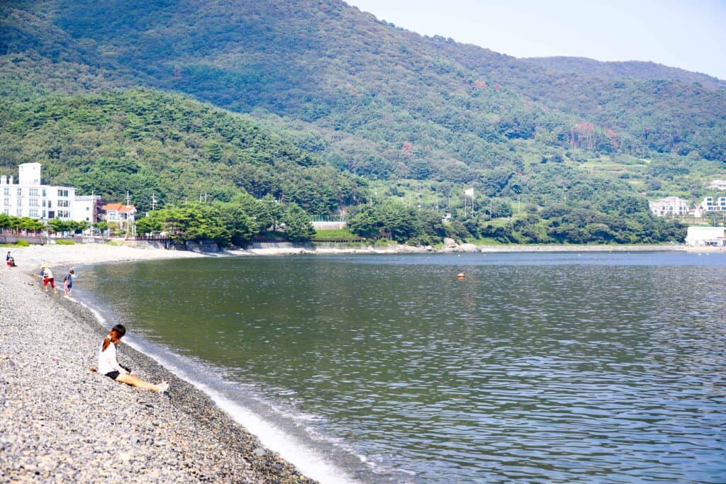학동흑진주몽골해수욕장