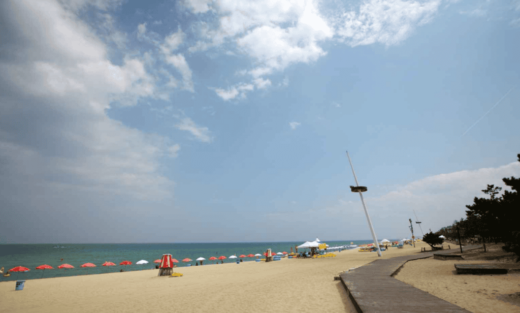 경포대 해변