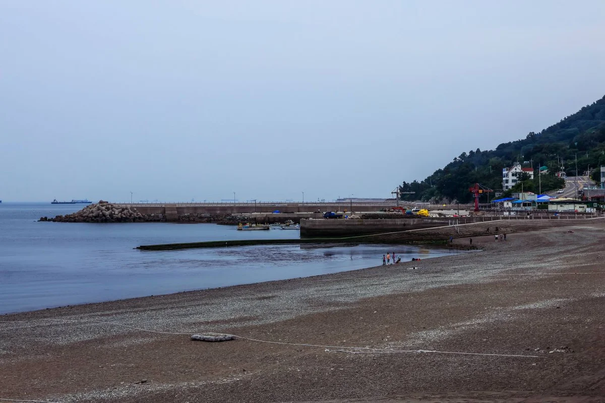 검은모래해변