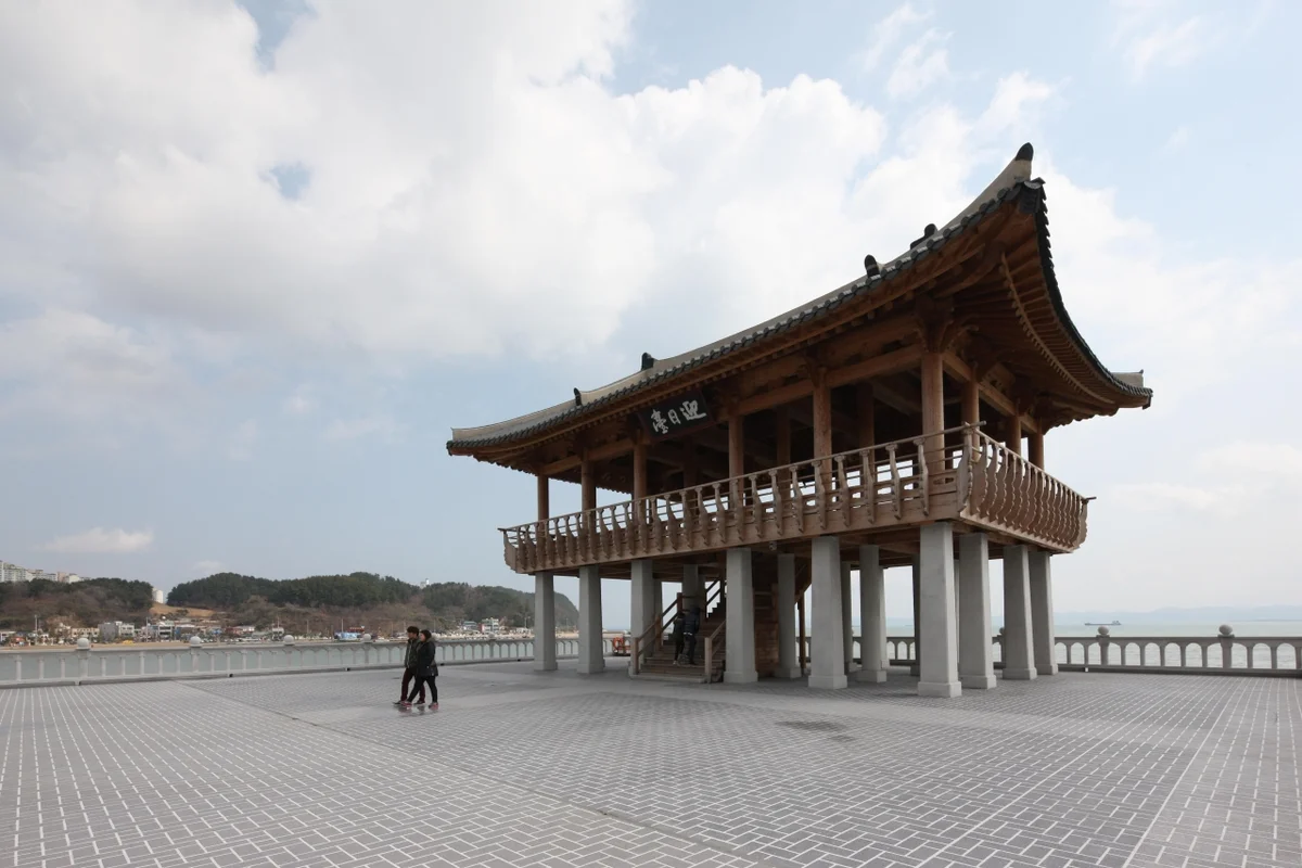 영일대 해변
