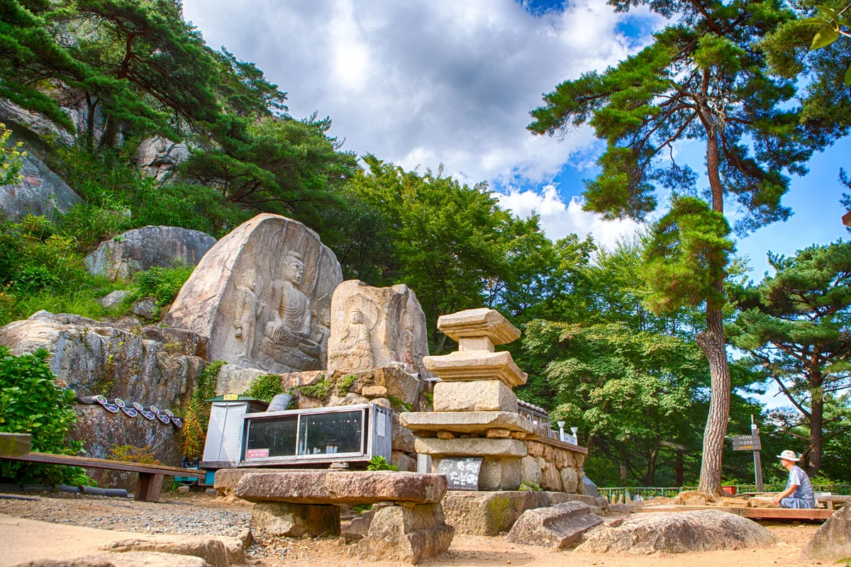 경주 남산 상선암 마애불